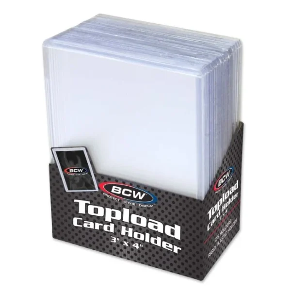 BCW Standard Card Toploader Pack of 25 1-TLCH-N BCW Standard Card Toploader Pack of 25 1-TLCH-N
