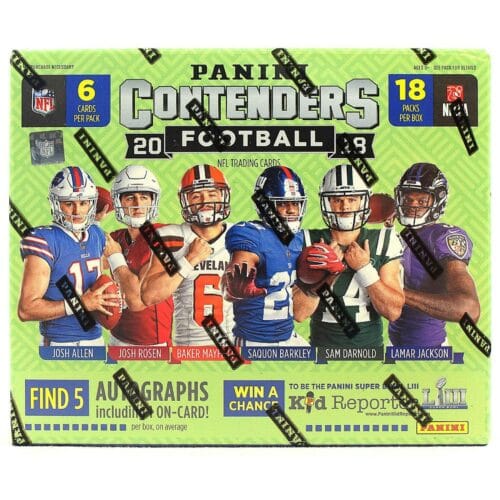 2018 Panini Contenders Football Hobby Box