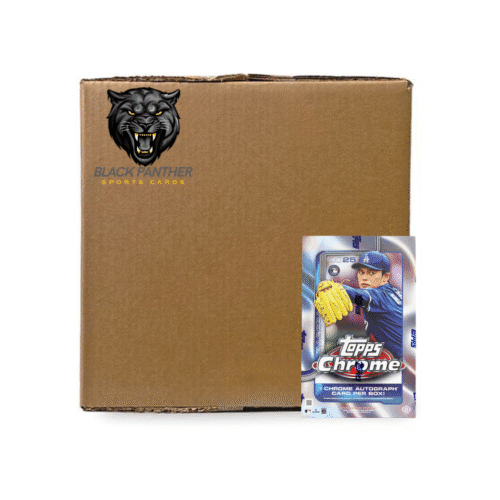 2025 Topps Chrome Baseball Hobby 12 Box Case 2025 Topps Chrome Baseball Hobby 12 Box Case