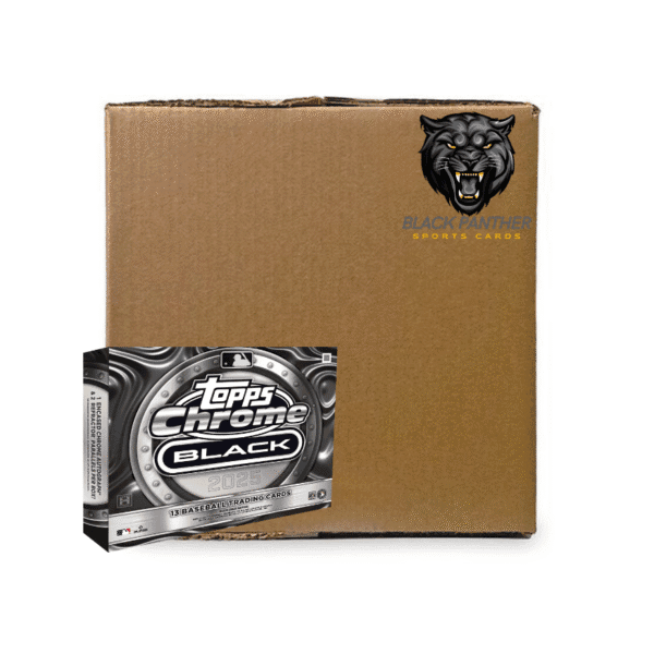 2025 Topps Chrome Black Baseball Hobby 12 Box Case 2025 Topps Chrome Black Baseball Hobby 12 Box Case