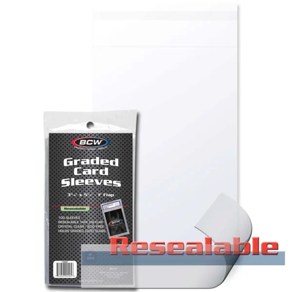 BCW Graded Card Sleeves 1-RGCS