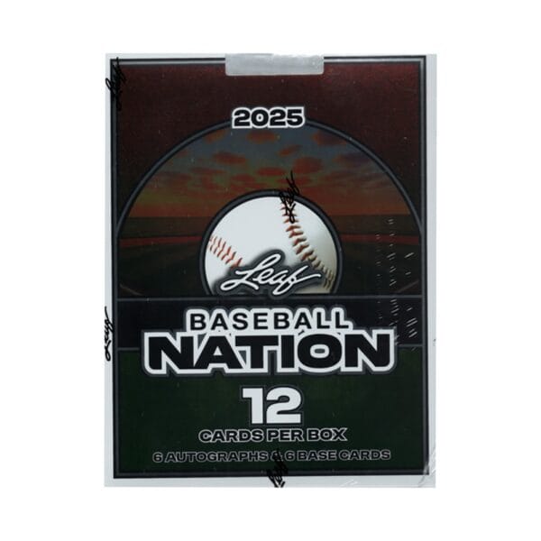 2025 Leaf Baseball Nation Hobby Box