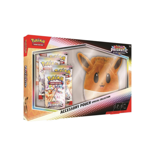 Pokemon Scarlet and Violet Prismatic Evolutions Accessory Pouch Special Collection Box