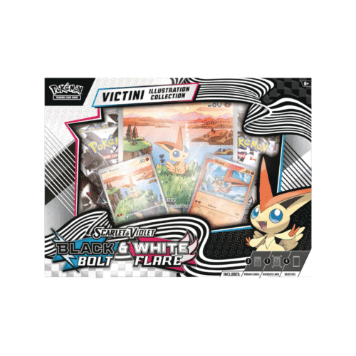 Pokemon Scarlet and Violet Unova Victini Illustration Collection Box