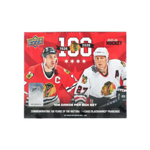 2025-26 Upper Deck Chicago Blackhawks Centennial Hockey Box Set 2025-26 Upper Deck Chicago Blackhawks Centennial Hockey Box Set