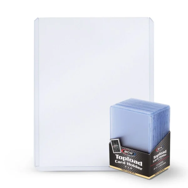 BCW 59 PT Card Toploader Pack of 25