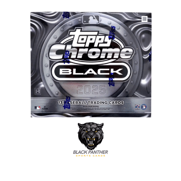 2025 Topps Chrome Black Baseball Hobby Box 2025 Topps Chrome Black Baseball Hobby Box