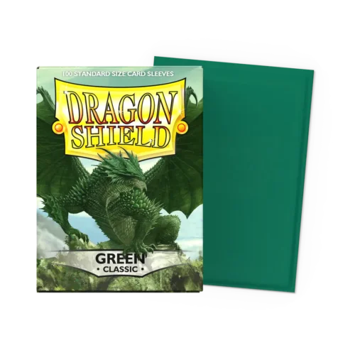 Dragon Shield Classic Green 100 Standard Card Sleeves Dragon Shield Classic Green 100 Standard Card Sleeves