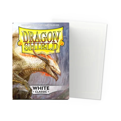 Dragon Shield Classic White 100 Standard Card Sleeves Dragon Shield Classic White 100 Standard Card Sleeves