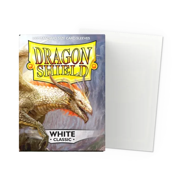 Dragon Shield Classic White 100 Standard Card Sleeves