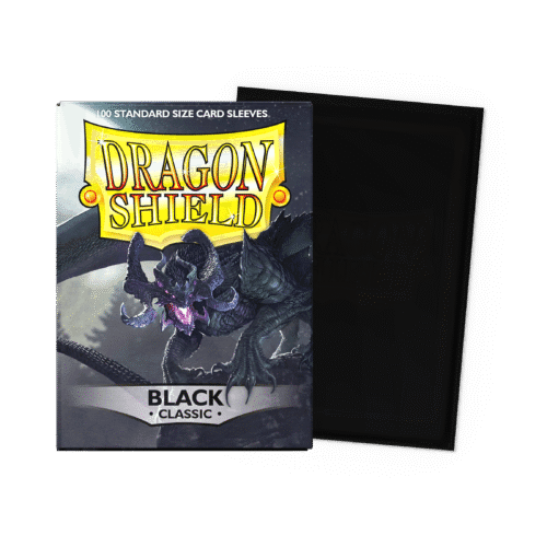 Dragon Shield Classic Black 100 Standard Card Sleeves Dragon Shield Classic Black 100 Standard Card Sleeves