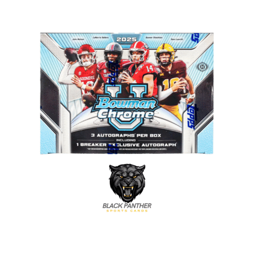 2025 Bowman University Chrome Football Breakers Delight Box 2025 Bowman University Chrome Football Breakers Delight Box