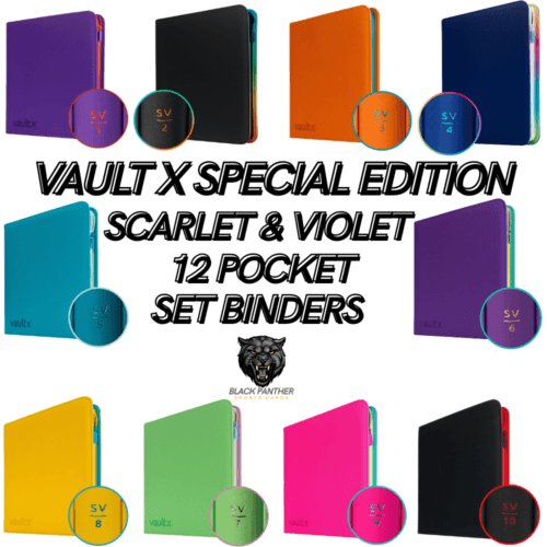 Vault X 12 Pocket Exo-Tec Pokemon Scarlet & Violet Zip Binder Vault X 12 Pocket Exo-Tec Pokemon Scarlet & Violet Zip Binder