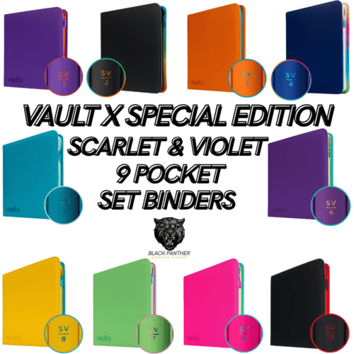 Vault X 9 Pocket Exo-Tec Pokemon Scarlet & Violet Zip Binder Vault X 9 Pocket Exo-Tec Pokemon Scarlet & Violet Zip Binder
