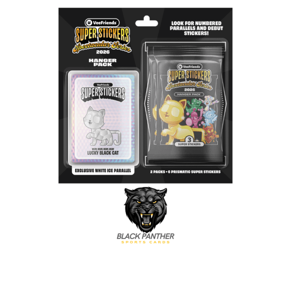 2026 VeeFriends Super Stickers Spectacular Series White Ice Hanger Box 2026 VeeFriends Super Stickers Spectacular Series White Ice Hanger Box
