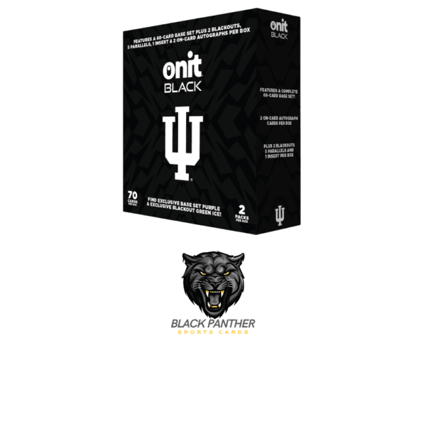 2025 Onit Black Football Ultra Edition University of Indiana