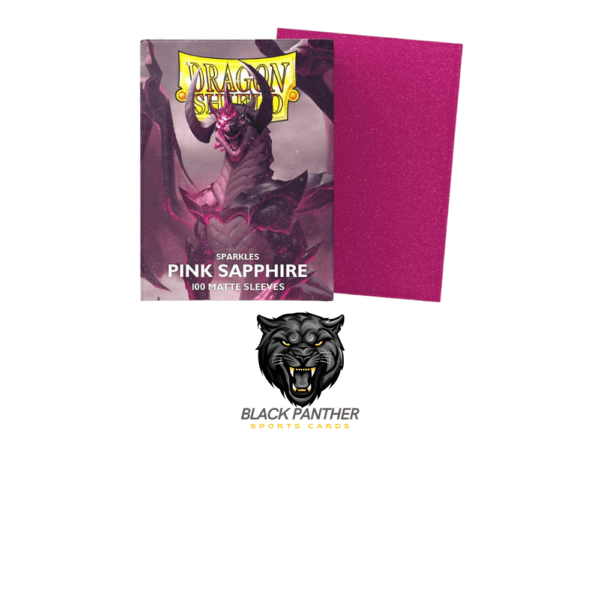 Dragon Shield Matte Pink Sparkles 100 Standard Card Sleeves