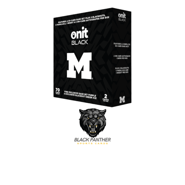 2025 Onit Black Football Ultra Edition University of Michigan