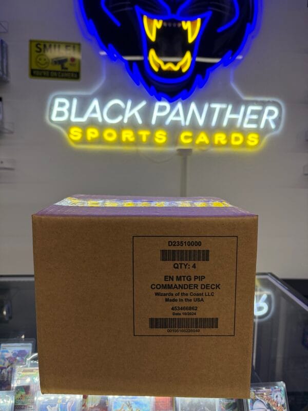Magic the Gathering Fallout Commander Deck 4 Box Case Magic the Gathering Fallout Commander Deck 4 Box Case