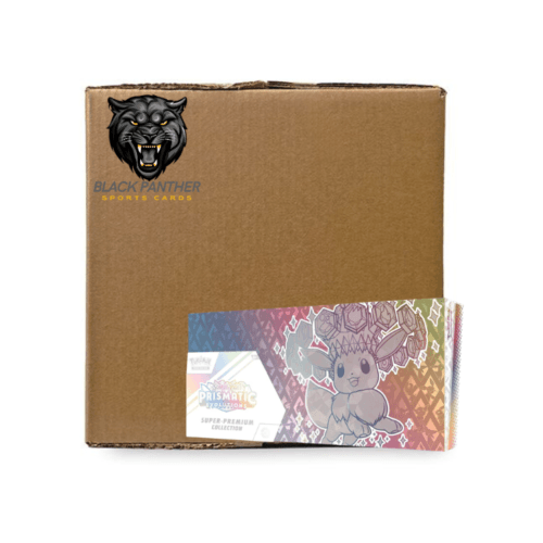 Pokemon Prismatic Evolutions Super Premium Collection 4 Box Case Pokemon Prismatic Evolutions Super Premium Collection 4 Box Case