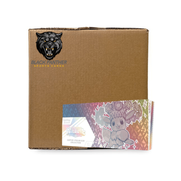 Pokemon Prismatic Evolutions Super Premium Collection 4 Box Case