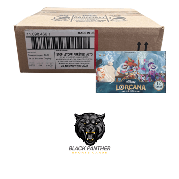 Disney Lorcana TCG Azurite Sea Booster 4 Box Case Disney Lorcana TCG Azurite Sea Booster 4 Box Case