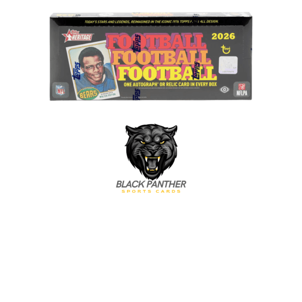 2026 Topps Heritage Football Hobby Box